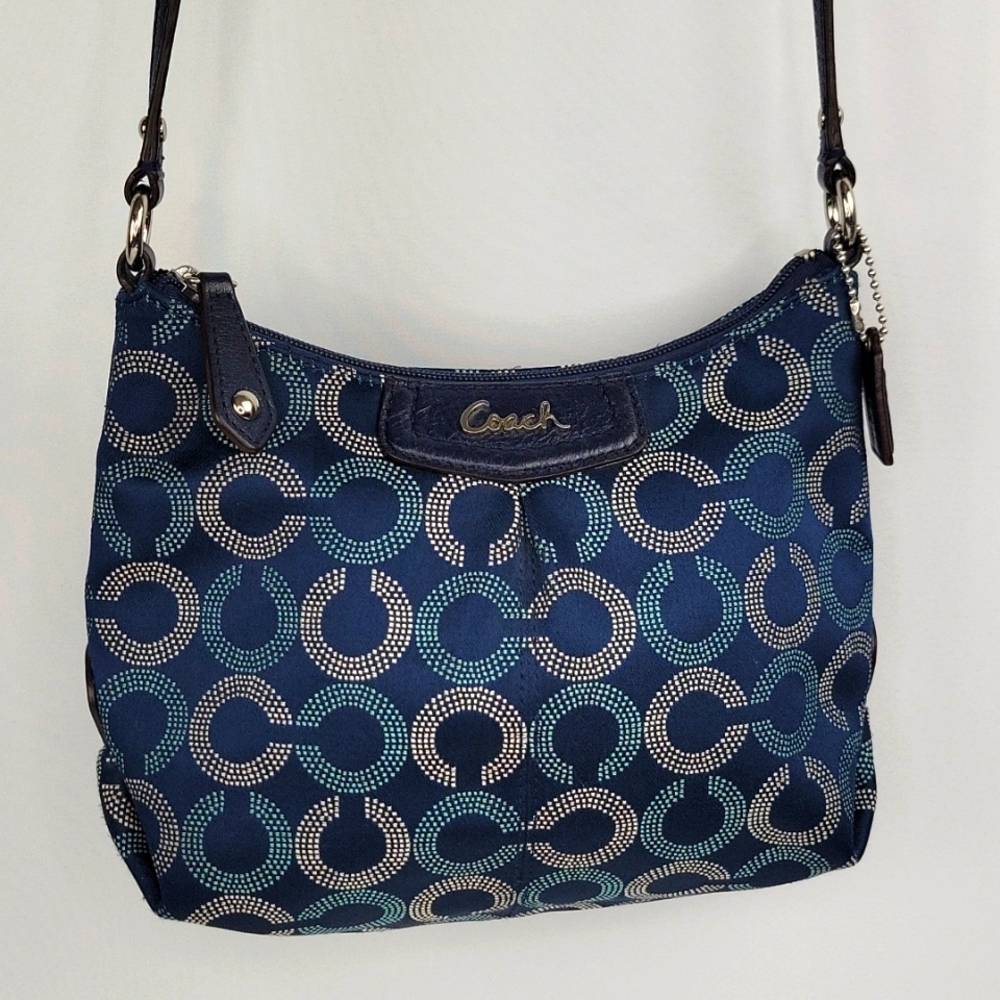 Coach Dotted Op Art Mini Crossbody Bag